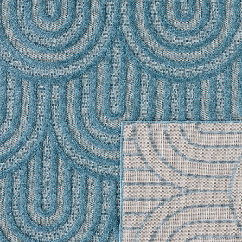 Tapis en polypropylène rectangulaire Santorini