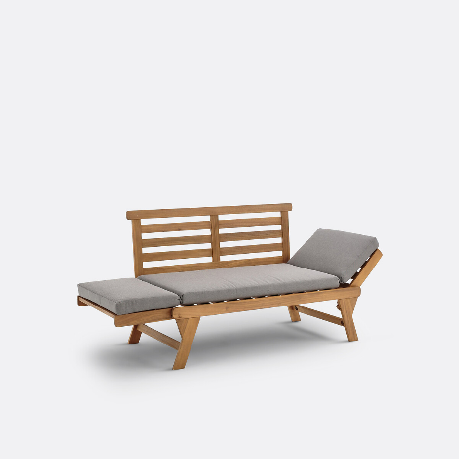 Canapé de jardin modulable Celena