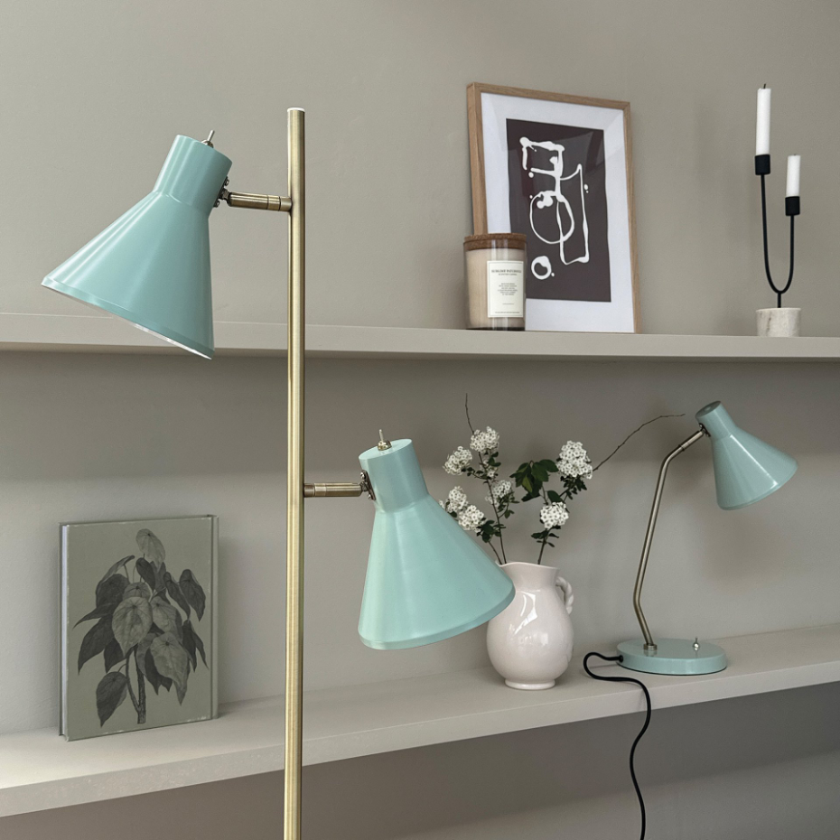 Lampadaire en Métal, crème blanc SLEEP