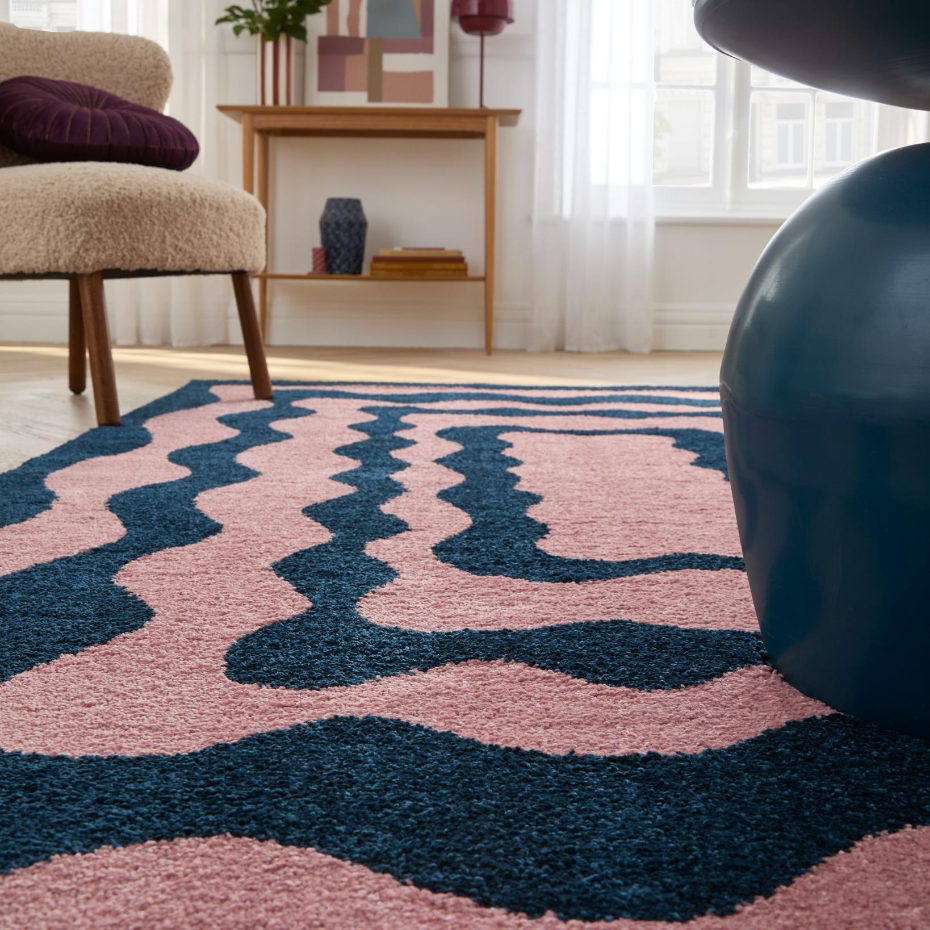 Tapis de salon rétro année 70  GROOVY