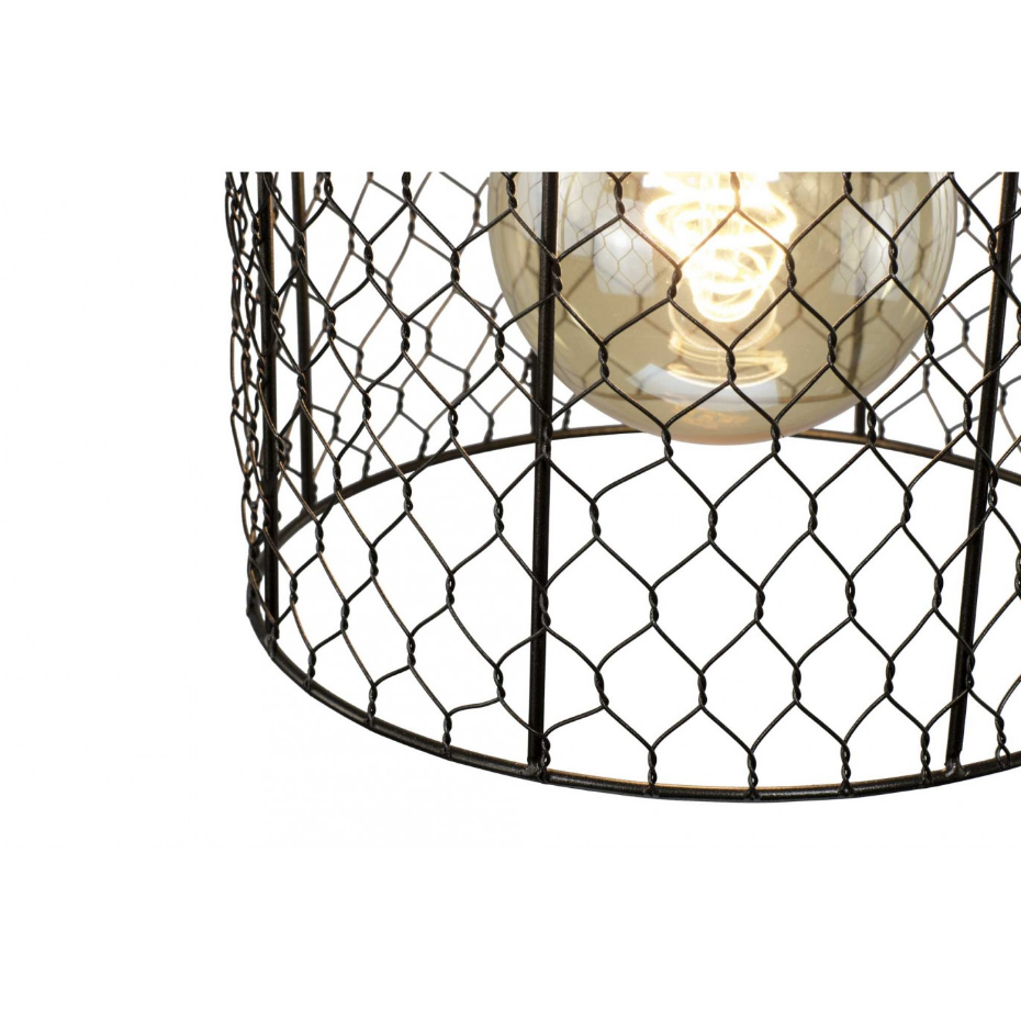 Suspension cloche en métal grillagé, CLOCHINE