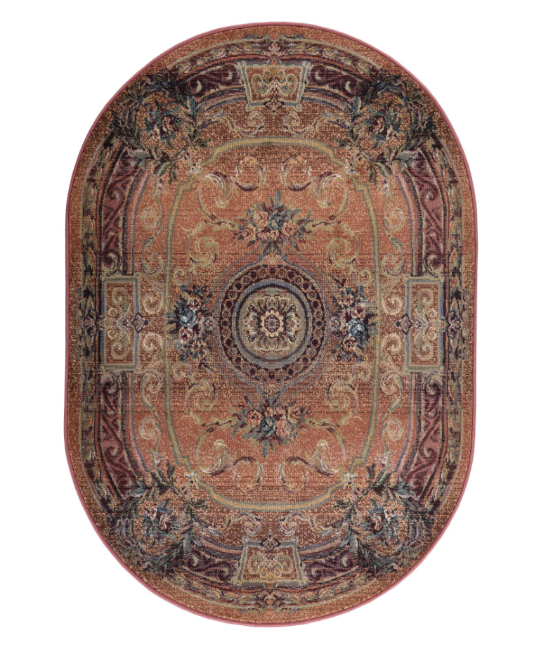 Tapis Gabiro Medaillon, tissé, rond