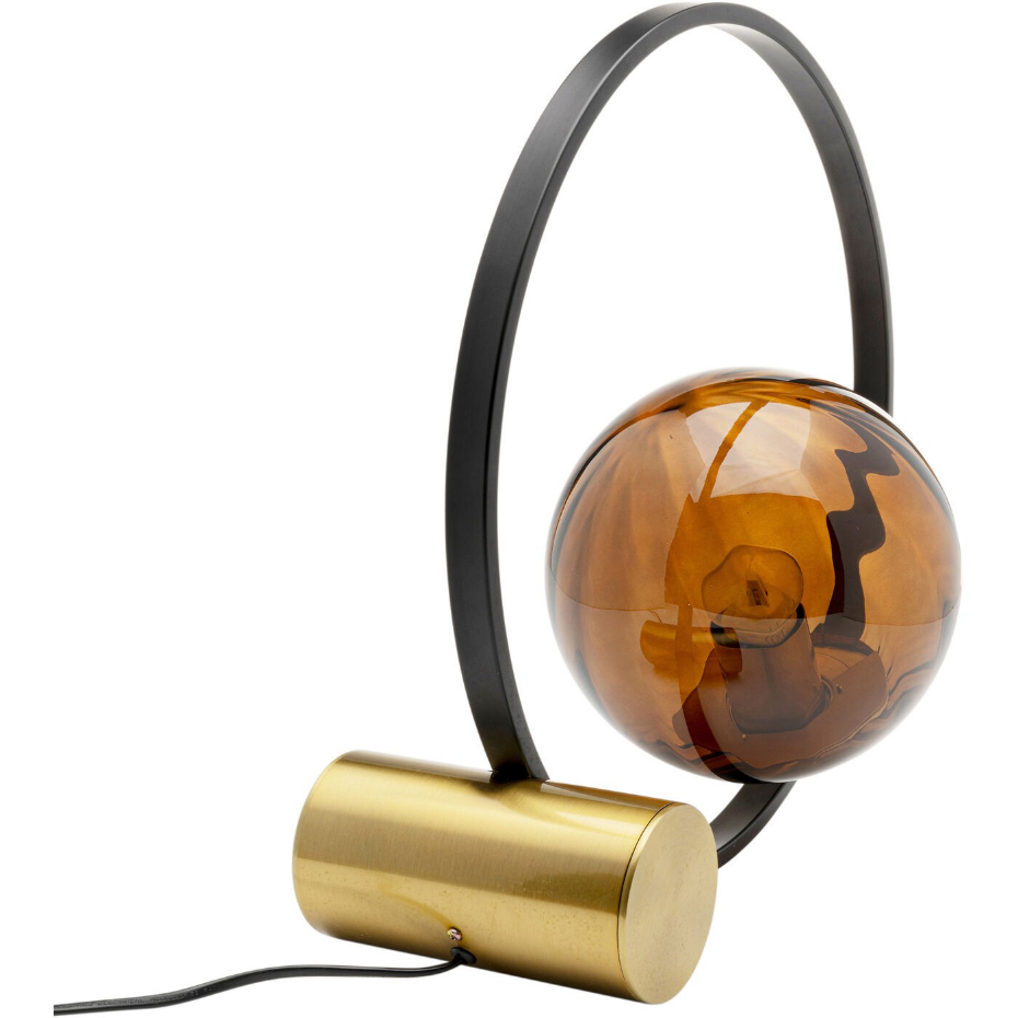 Lampe en verre et acier, BALANCE CIRCLE
