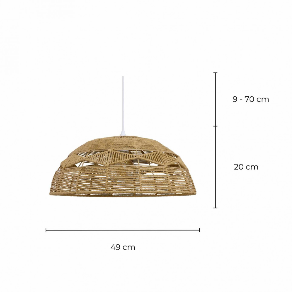 Suspension en corde en papier, LORANE