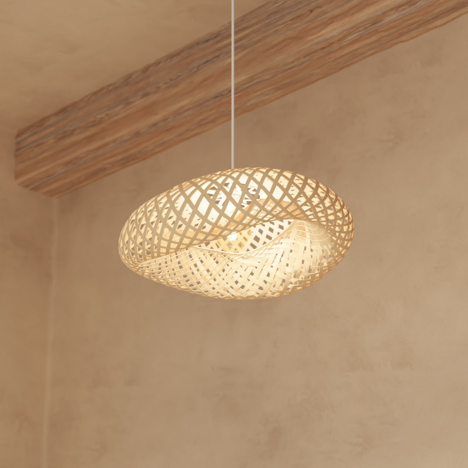 Suspension bambou ethnique BEDDY
