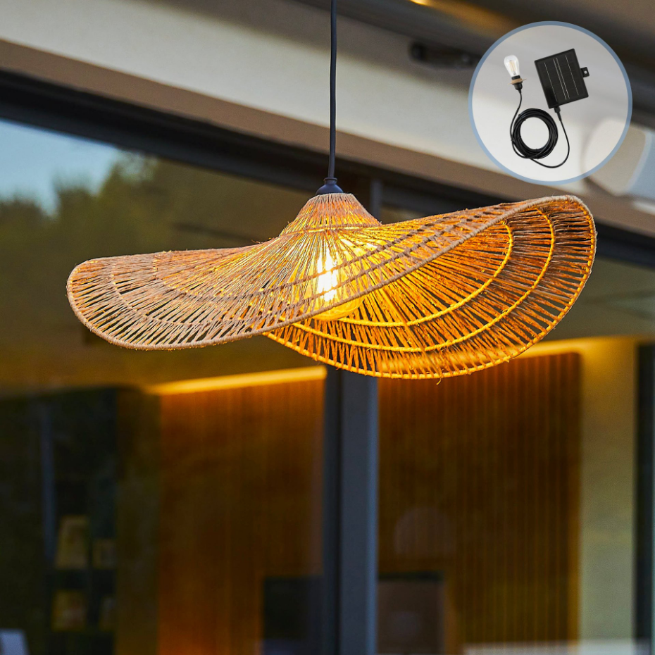 Suspension solaire bohème MARBELLA SOLAR H14cm