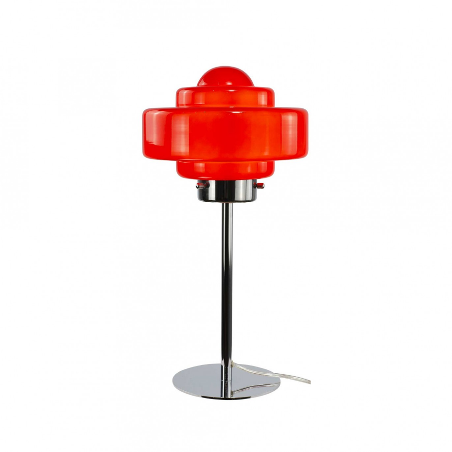 Lampe à poser en verre & métal, ZENI