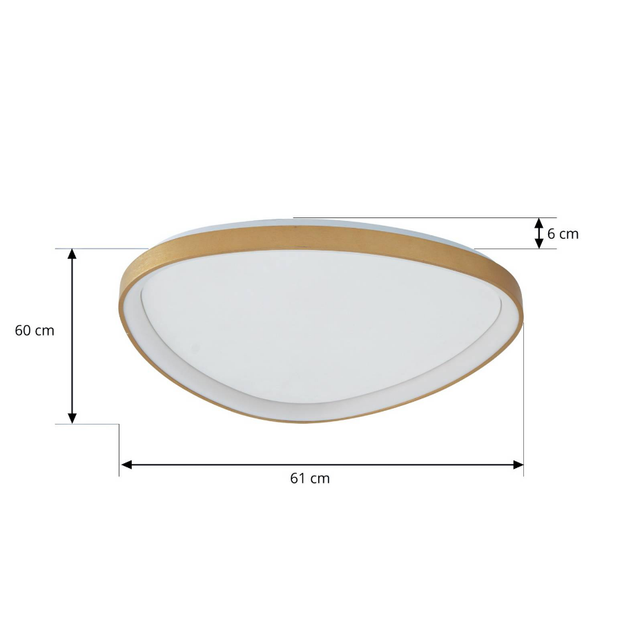 Plafonnier en aluminium moderneLED, Asken