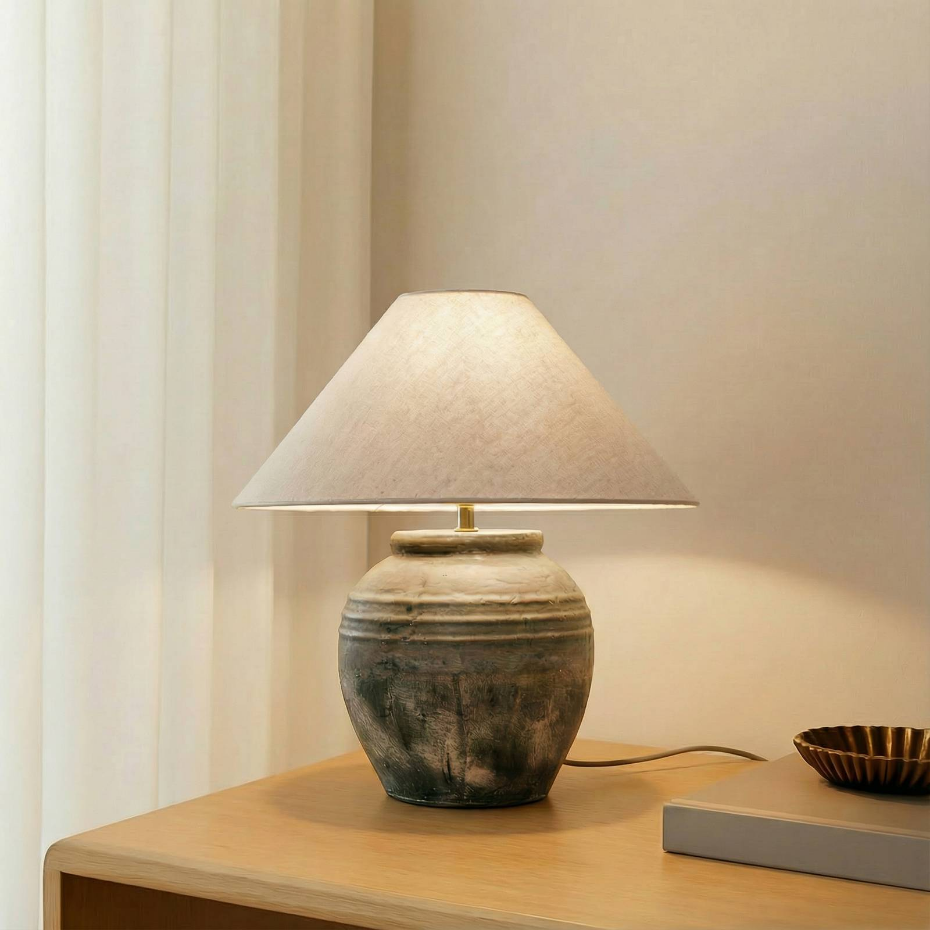 Lampe à poser en céramique scandinave