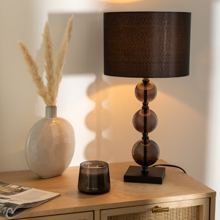 Lampe à poser sphères en verre ALMA