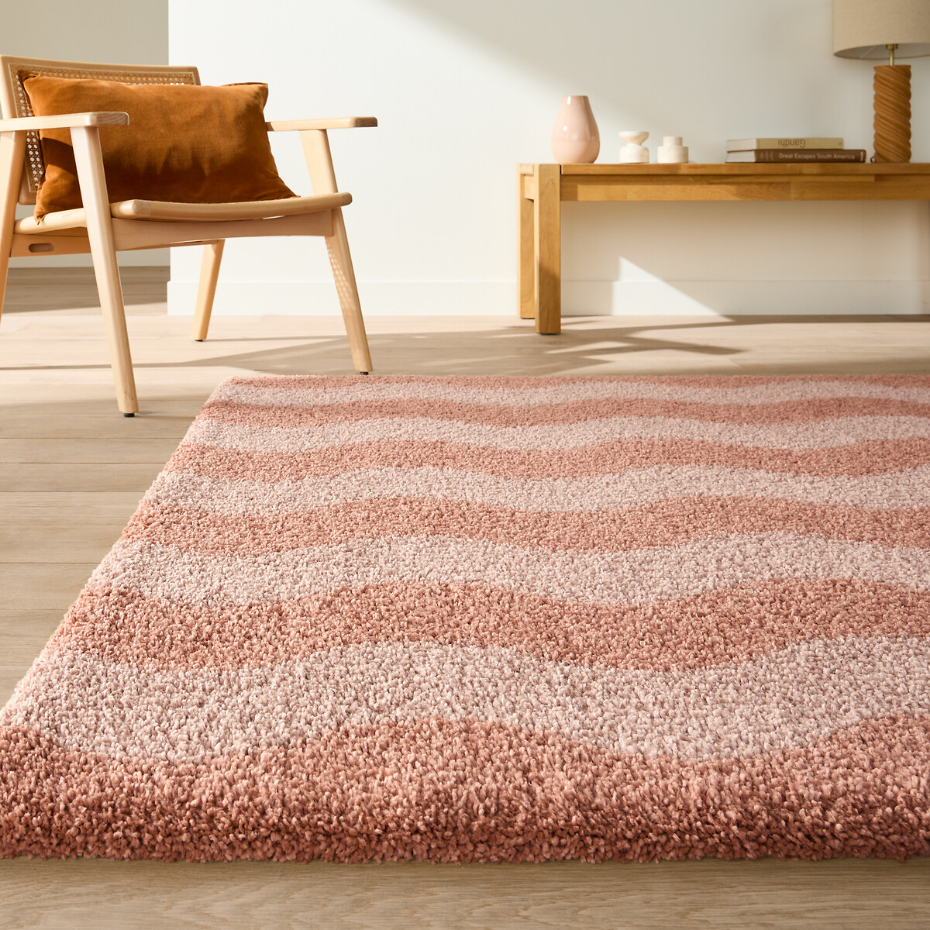Tapis rectangulaire, motif vagues, NAMI