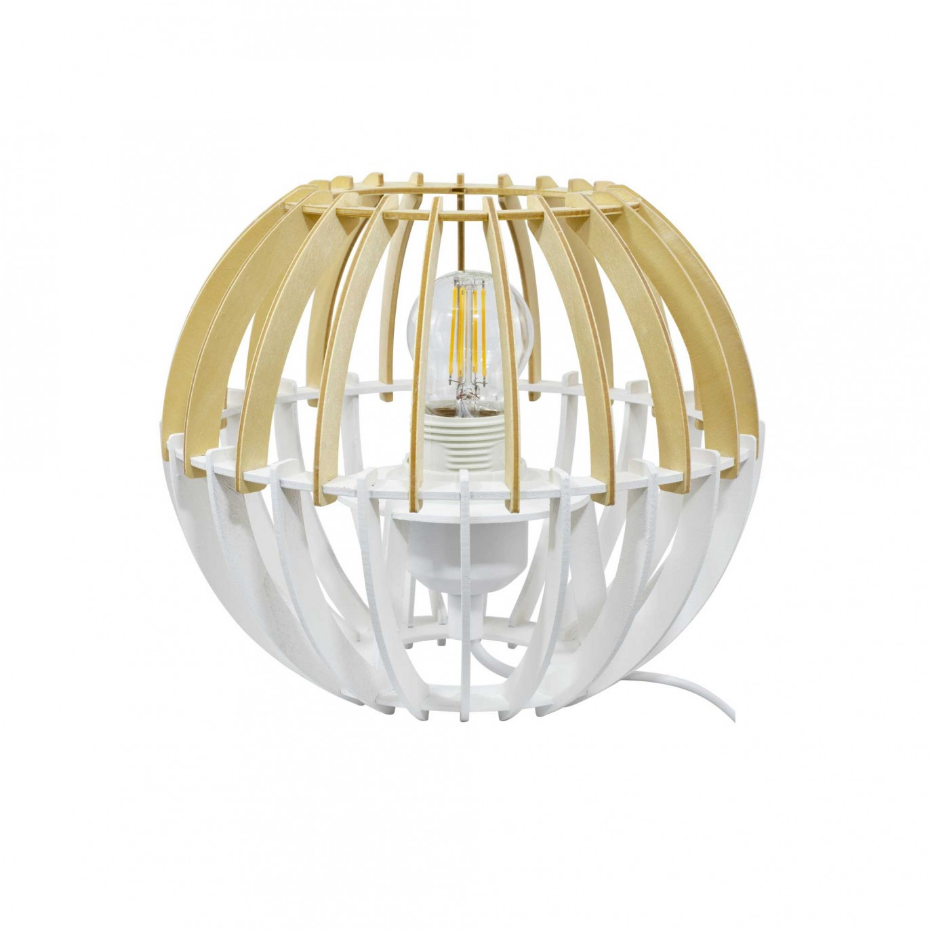 Lampe à poser en bois de peuplier, COBLENCE