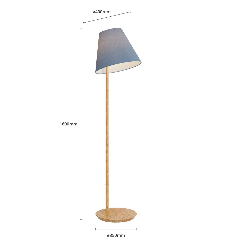 Lampadaire en textile scandinave, Jinda