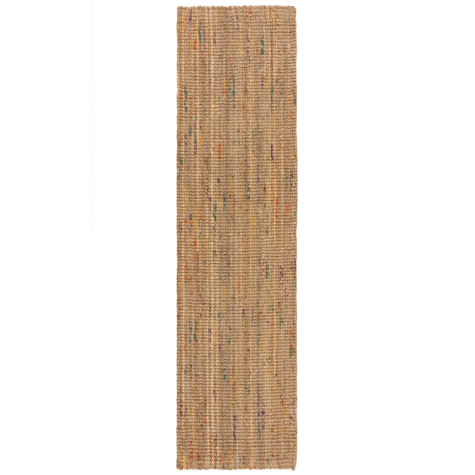 Tapis de couloir en jute coloré SARITA