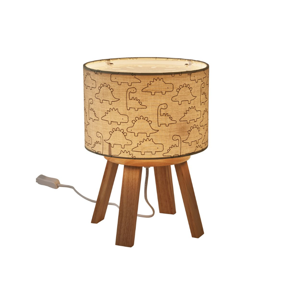 Lampe de chevet bois PETIT DINO