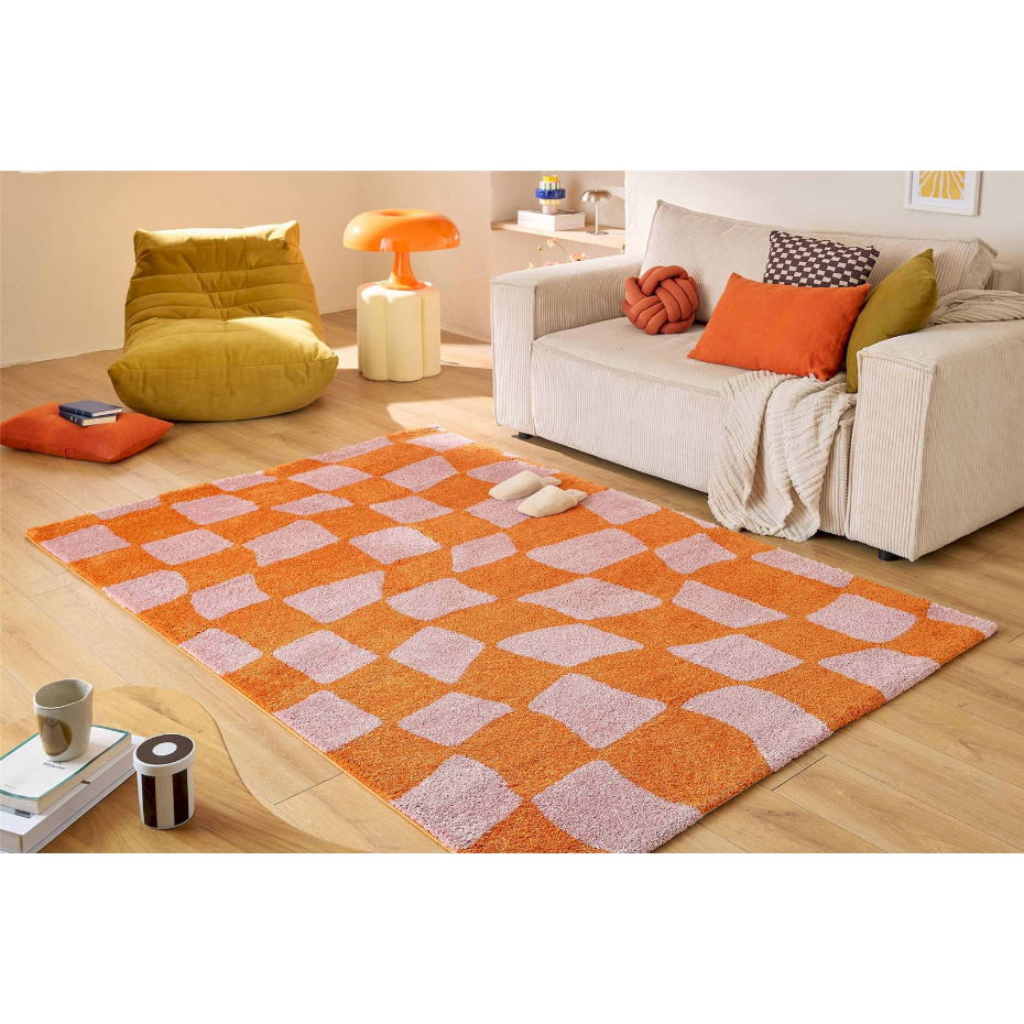 Tapis rectangulaire en polypropylène GROOVY