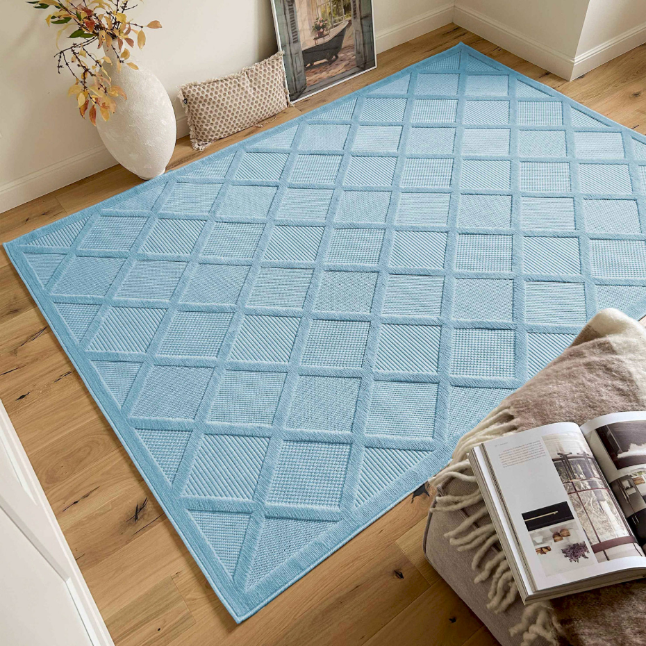 Tapis rectangulaire en polypropylène SANTORINI