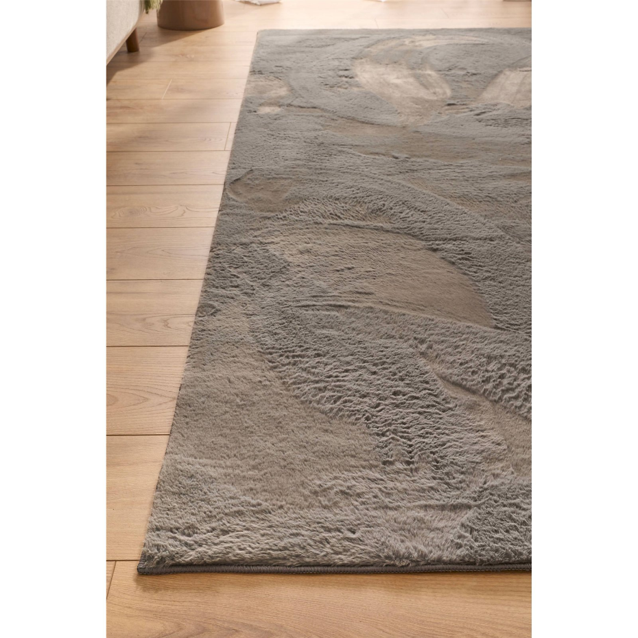 Tapis rectangulaire en polyester NUBE