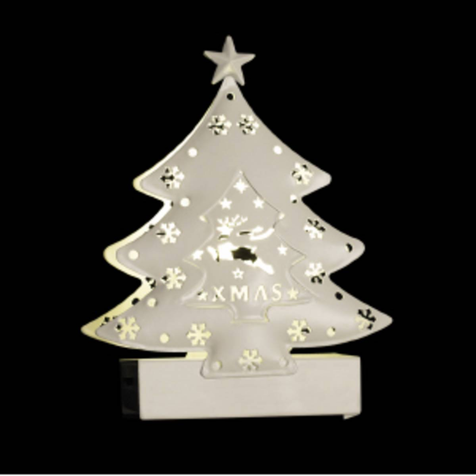 Sapin lumineux 2 LED blanc chaud