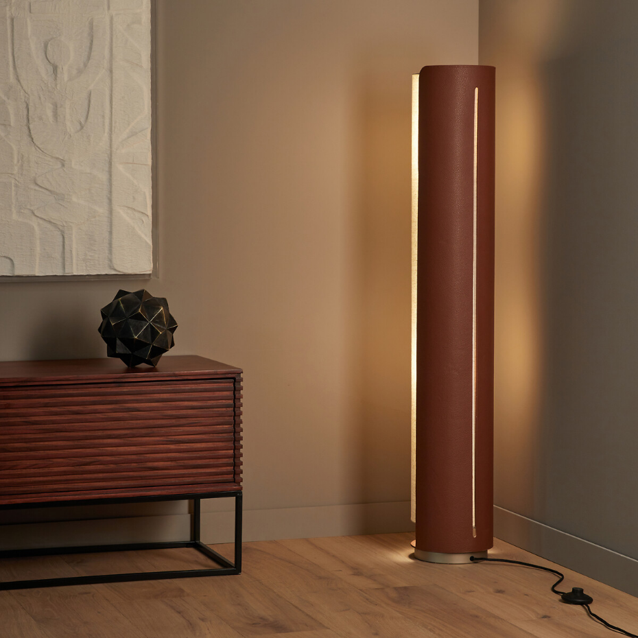 Lampadaire simili et lin, Glipie