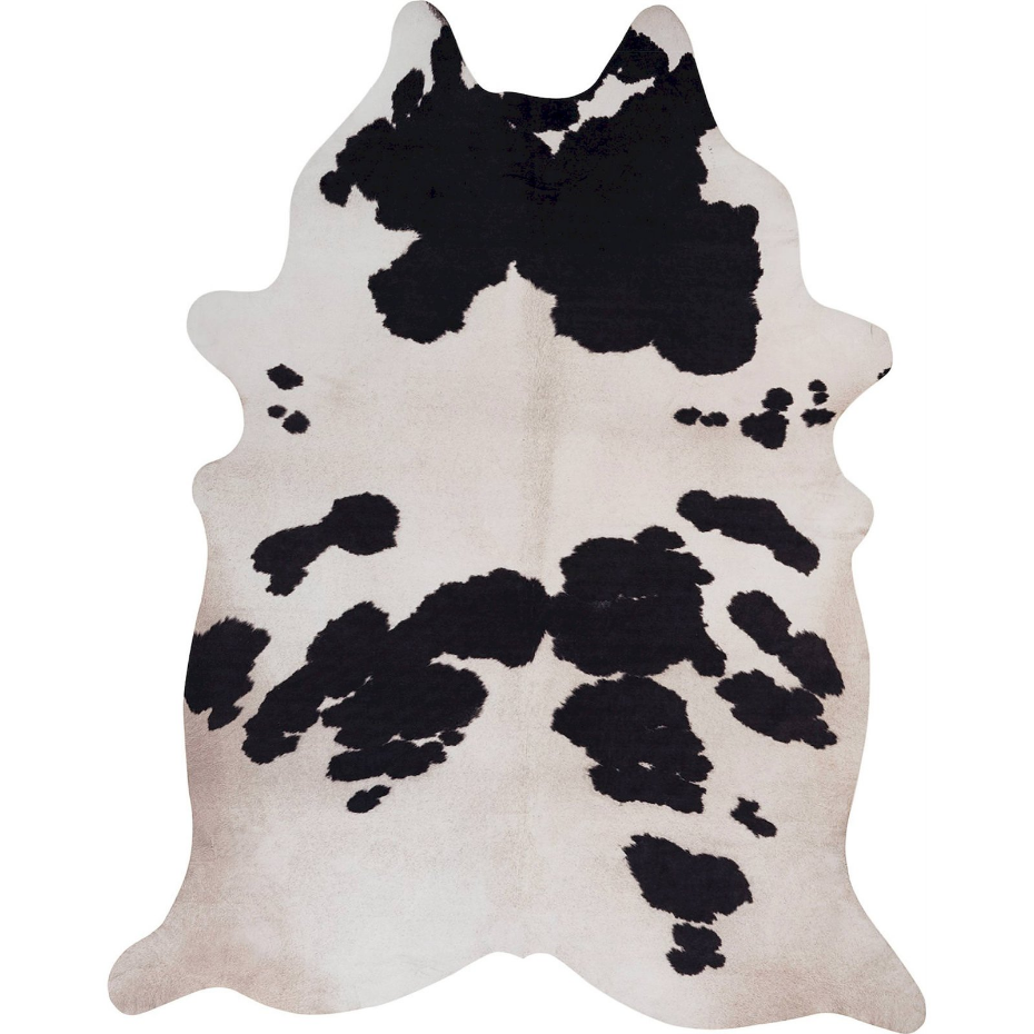 Tapis en polyester imitation peau de vache