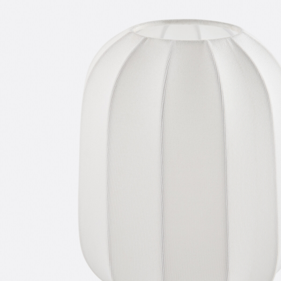 Lampe à poser métal fer et maille, Aldo