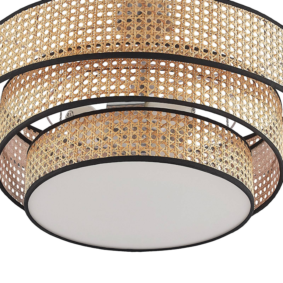 Plafonnier en bambou moderne, Elowen