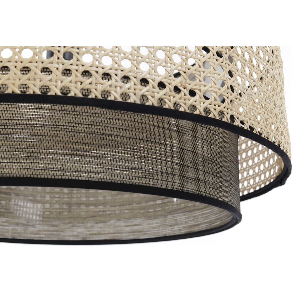 Suspension en rotin et tissu Doblo
