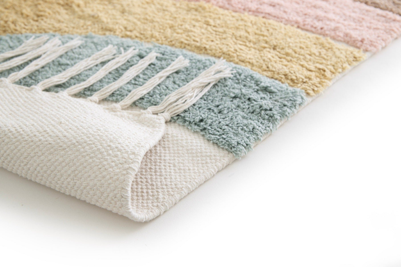 Tapis enfant en coton RAINBOW