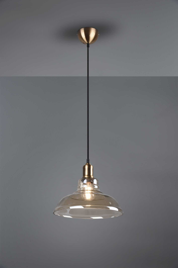 Suspension en verre vintage, D.28 , ALDO