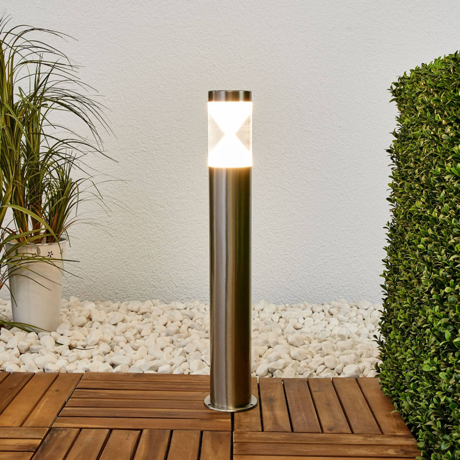 Luminaire extérieur en inox moderneLED