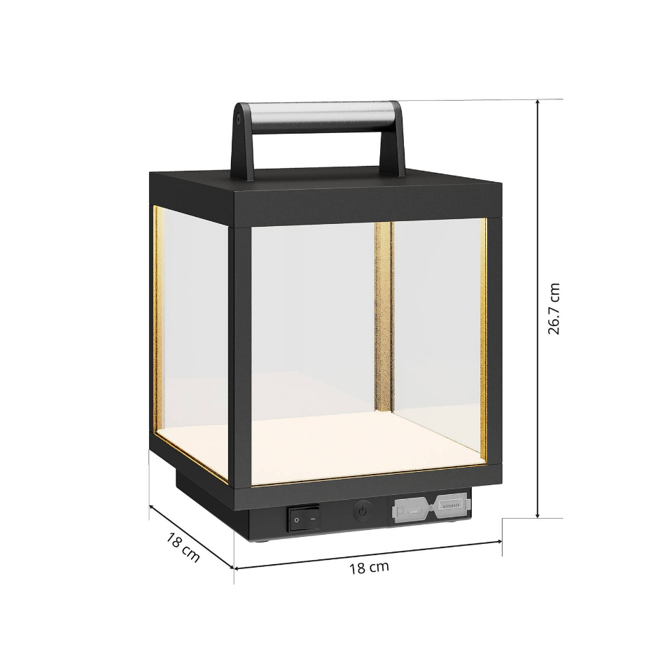 Luminaire de terrasse en aluminium moderneLED