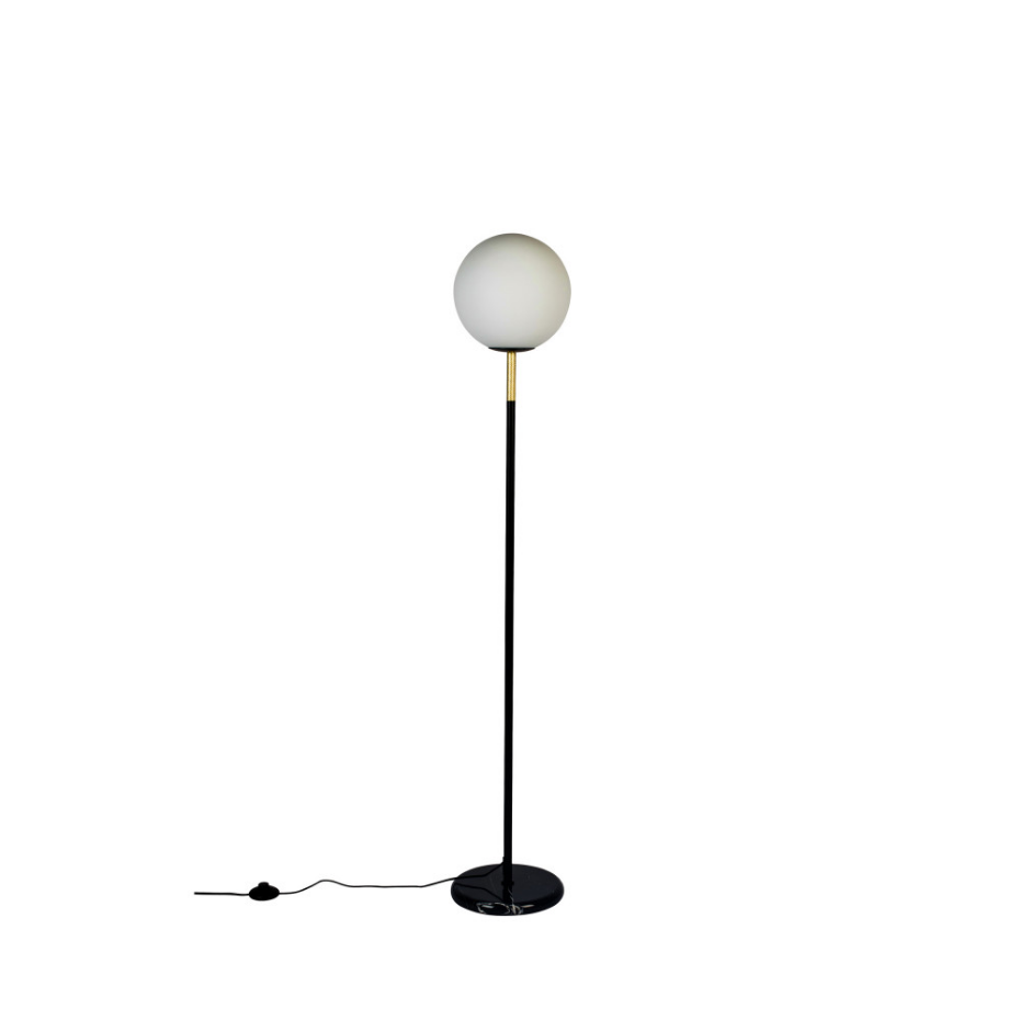 Lampadaire en marbre et métal - Orion