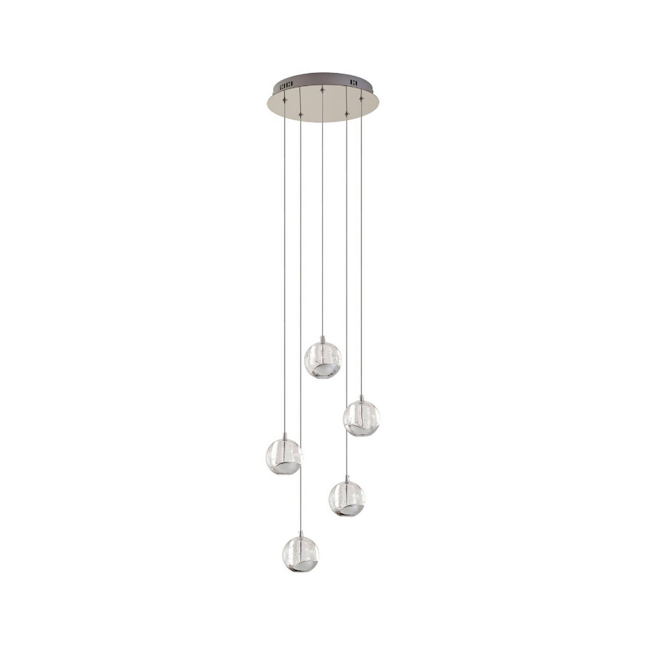 Suspension en verre moderneLED, Hayley
