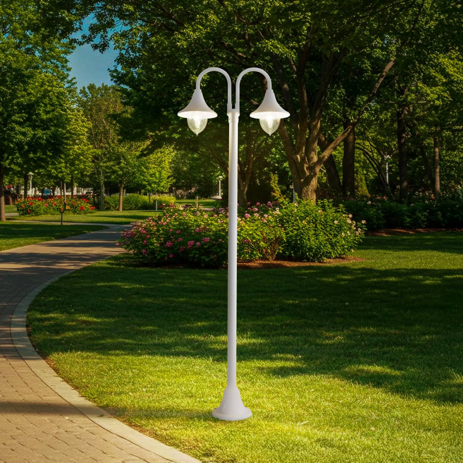 Lampadaire extérieur en aluminium moderne
