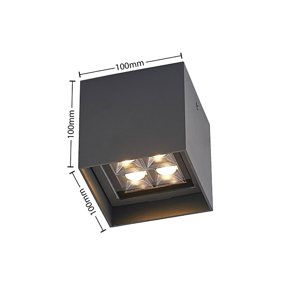 Plafonnier extérieur en aluminium moderneLED