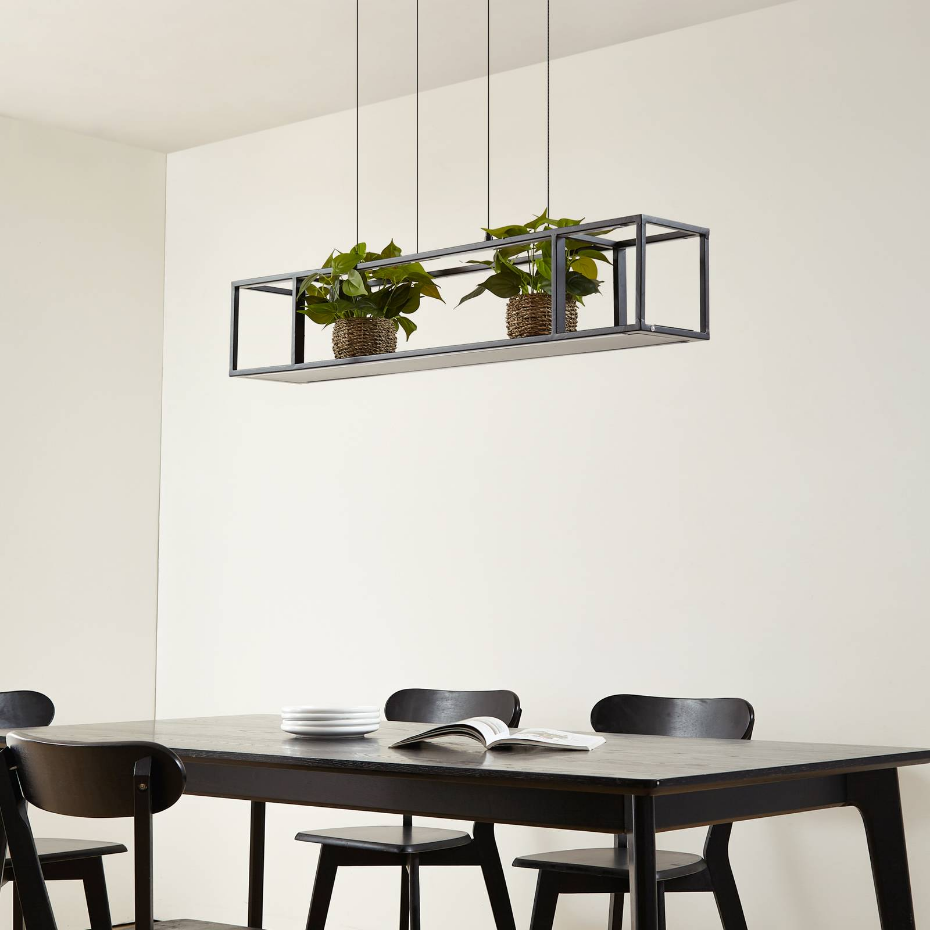 Suspension en métal moderneLED, Estante