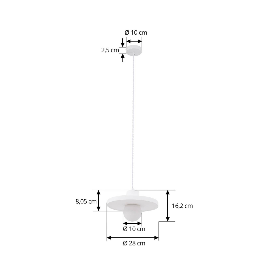 Suspension en plâtre moderne, Nielson