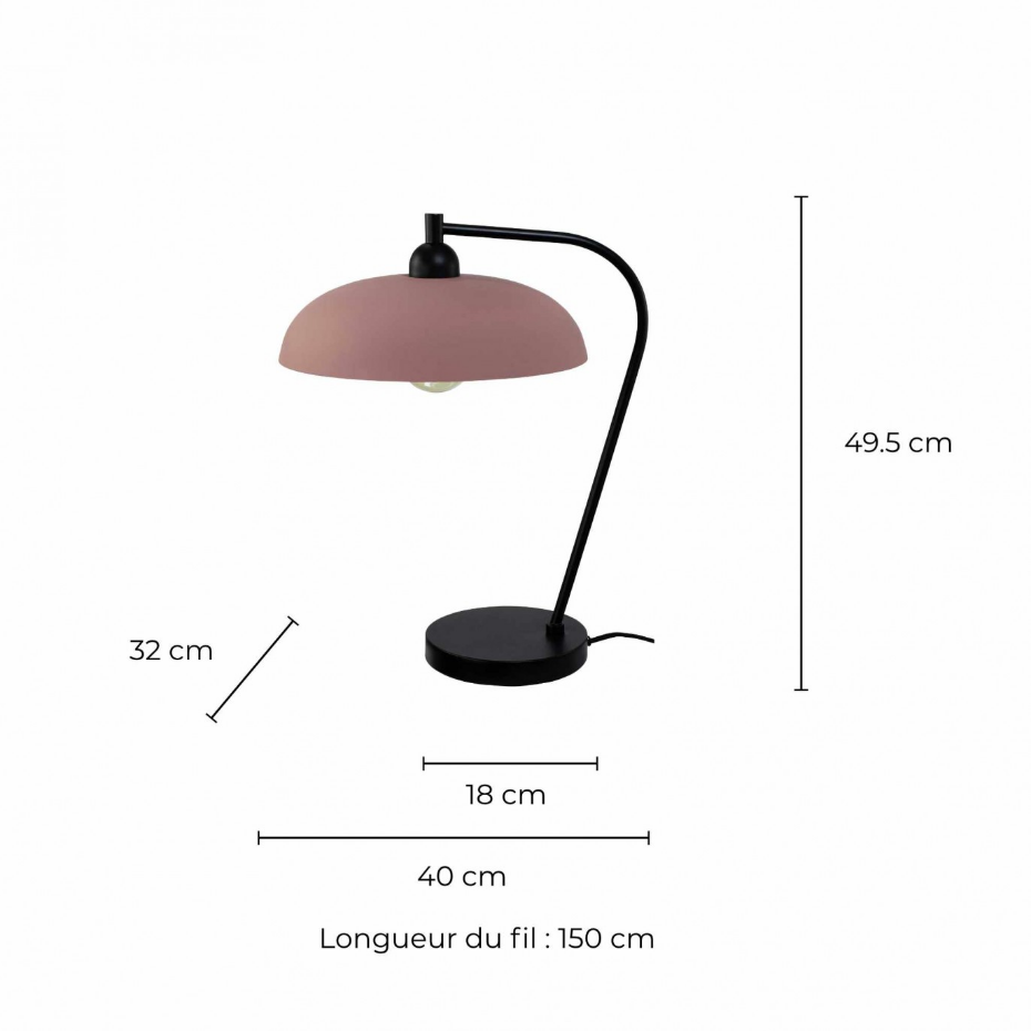 Lampe à poser en métal, OLIE