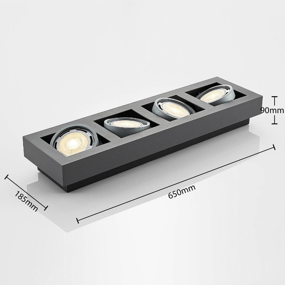 Plafonnier en aluminium moderne, Ronka