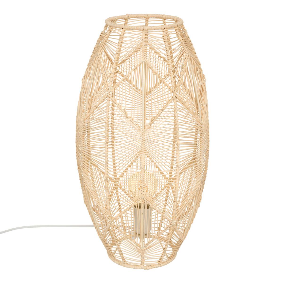 Lampe à poser rotin tressé KITA