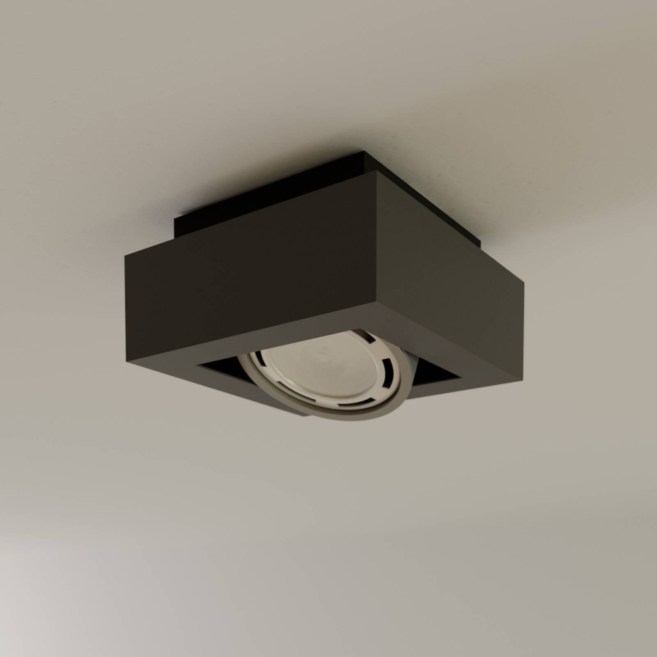 Plafonnier en aluminium moderne, Ronka