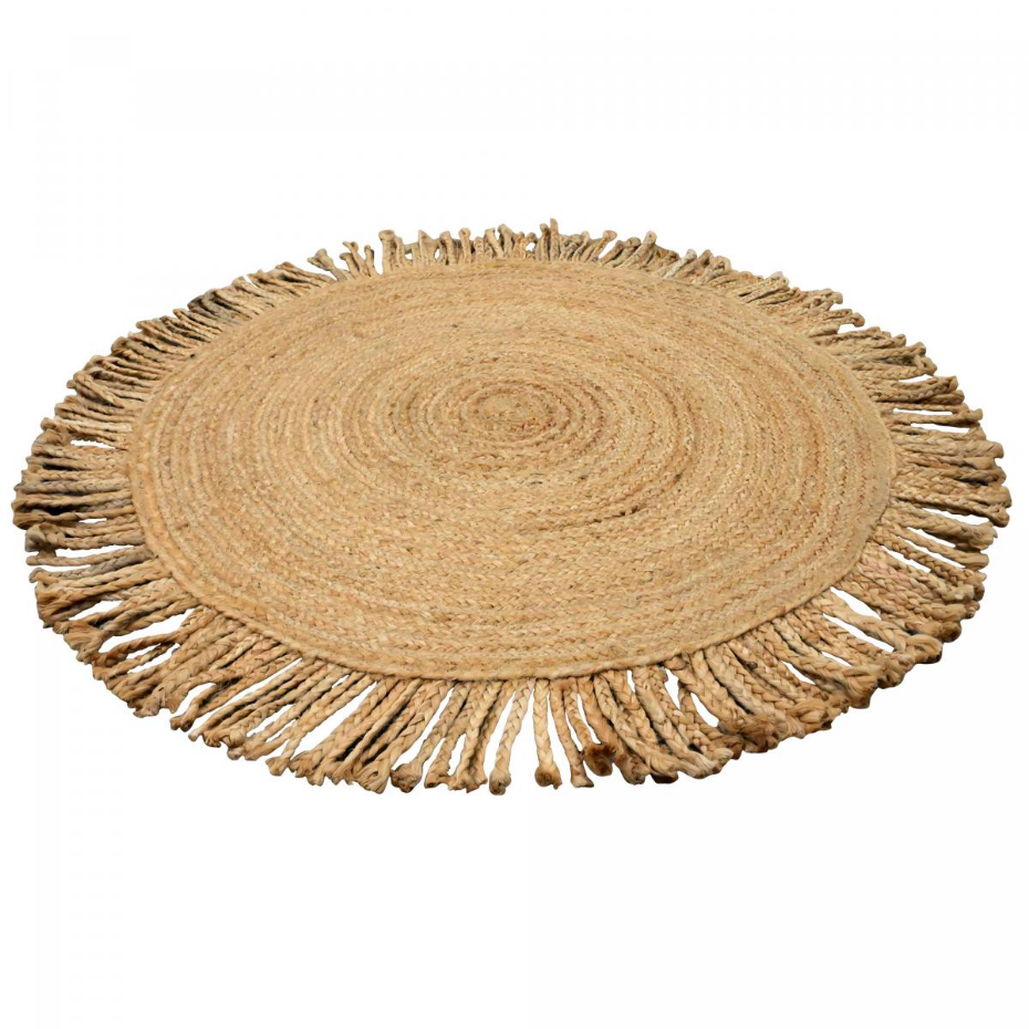 Tapis rond JT SATCH , tapis jute artisanal