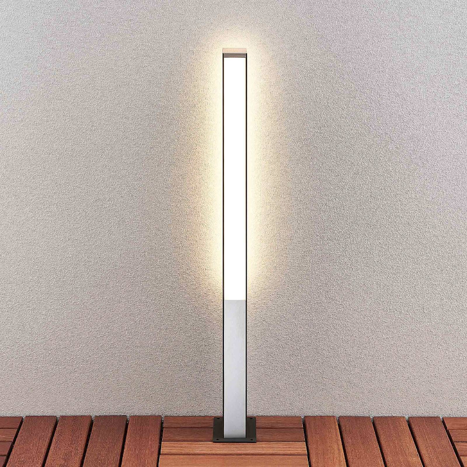 Luminaire extérieur en inox moderneLED