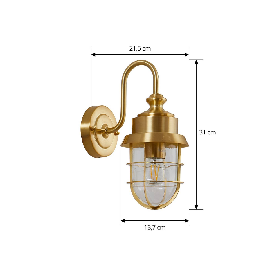 Applique extérieure en inox traditionnelle