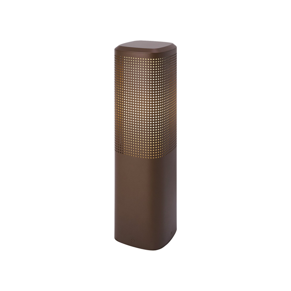 Potelet Sidara 45  Aluminium Seaside noir ,  H. 45 - IP54 - E27 /  Nordlux Extérieur