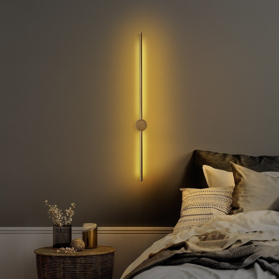 Applique murale design en métal doré L91 cm - SWORD