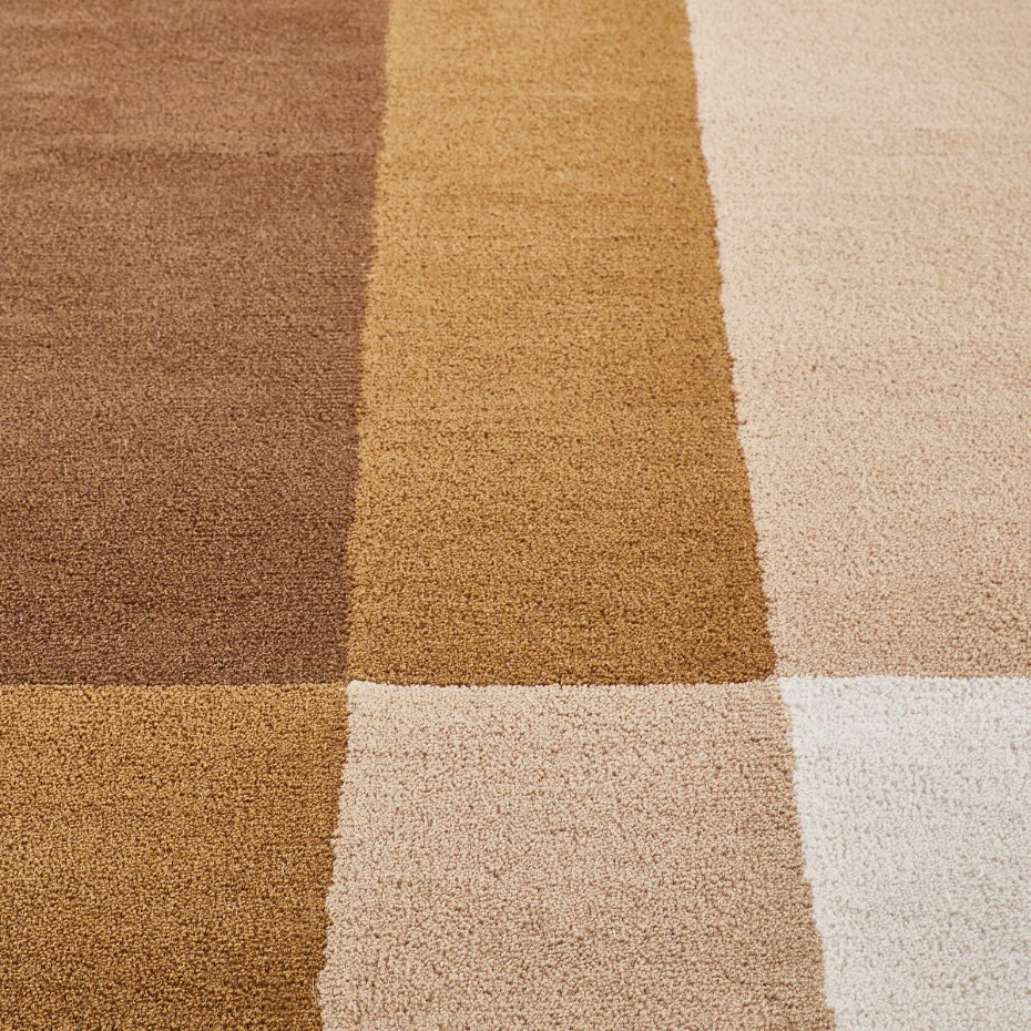 Tapis en laine motif déstructuré, Kimto