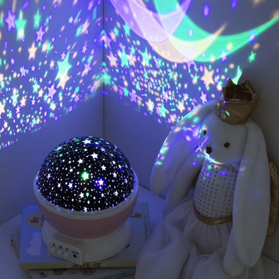 Lampe Veilleuse Projecteur Rose