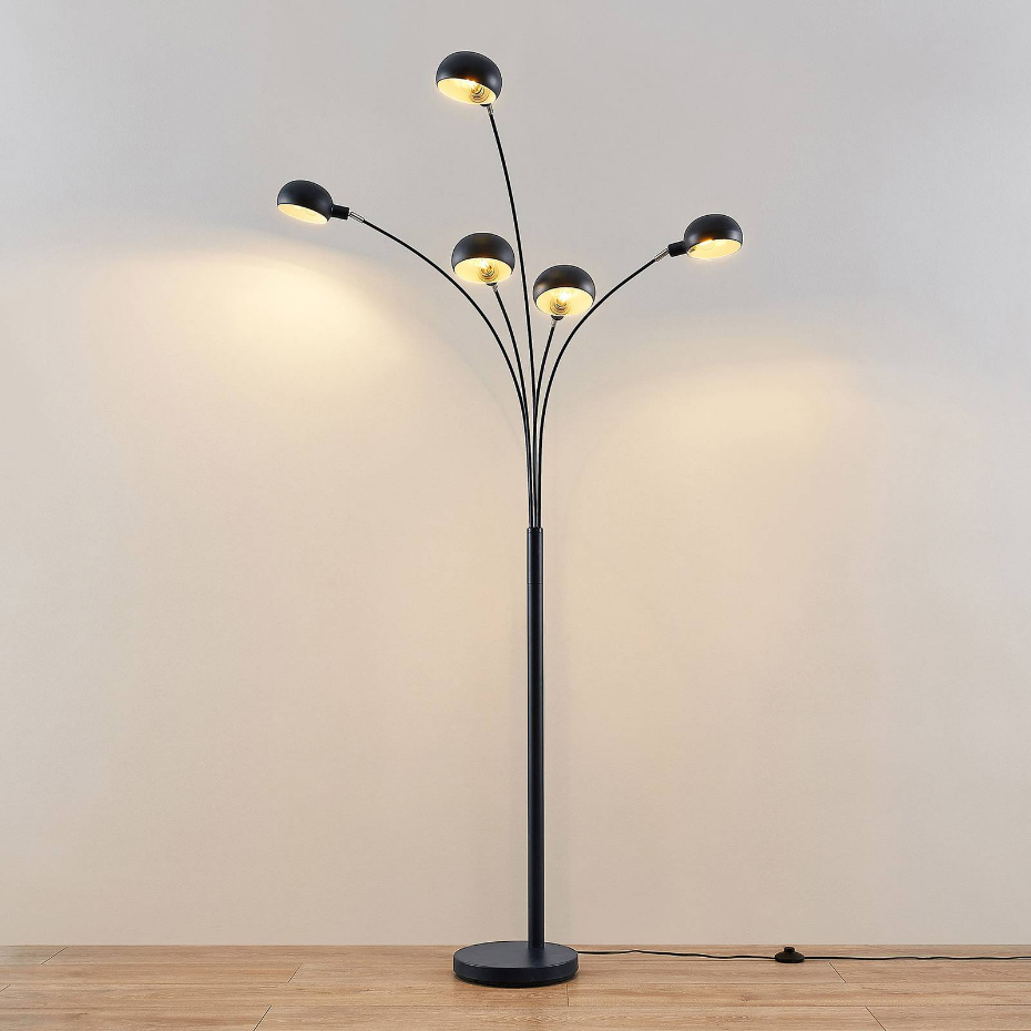Lampadaire en métal moderne, Jewa